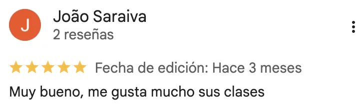 Google review of Chema
